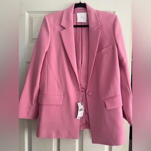 Mango pink blazer